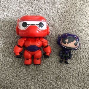 Disney Big Hero 6 Baymax and Hiro Funko Pops